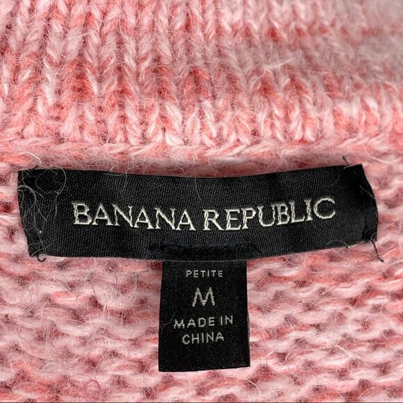 Banana Republic Wool Blend Color Block Sweater - Women’s M - Picture 4 of 6